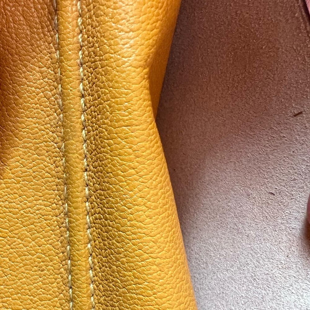 Hermes Orange Leather Yellow Interior Agenda Note Cover - Picture 11 of 13